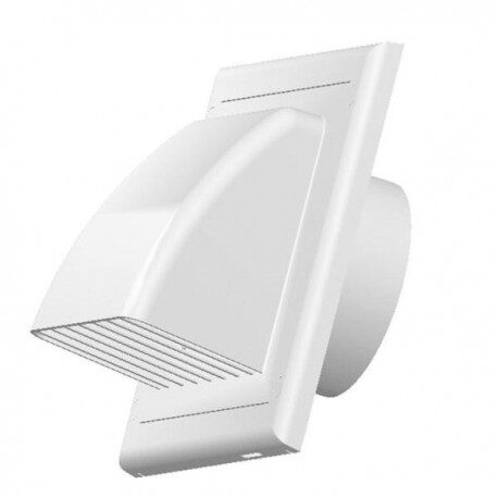 GRILA EVACUARE ALBA CU CLAPET D100 (KO100-30)