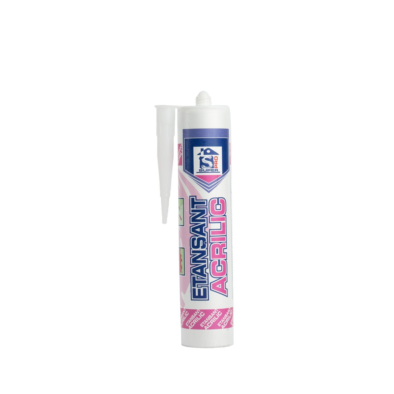SUPER PRO ETANSANT ACRILIC ALB 280 ML (24)