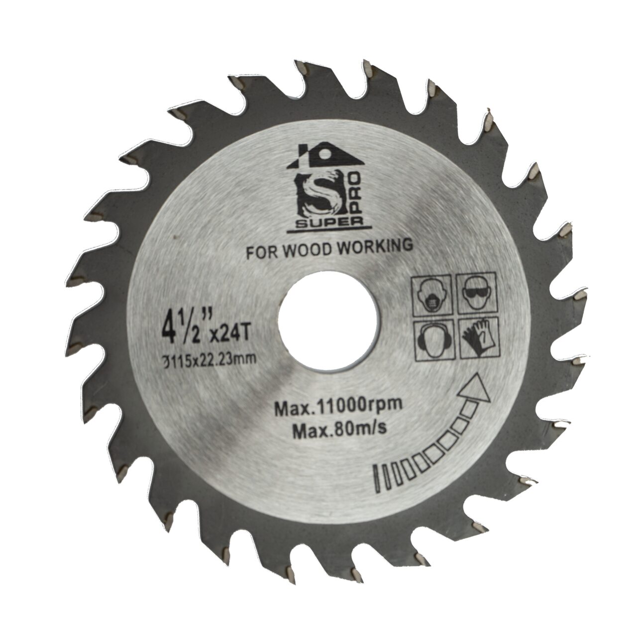 SUPER PRO DISC DEBITAT LEMN 24 DINTI 115*22.23