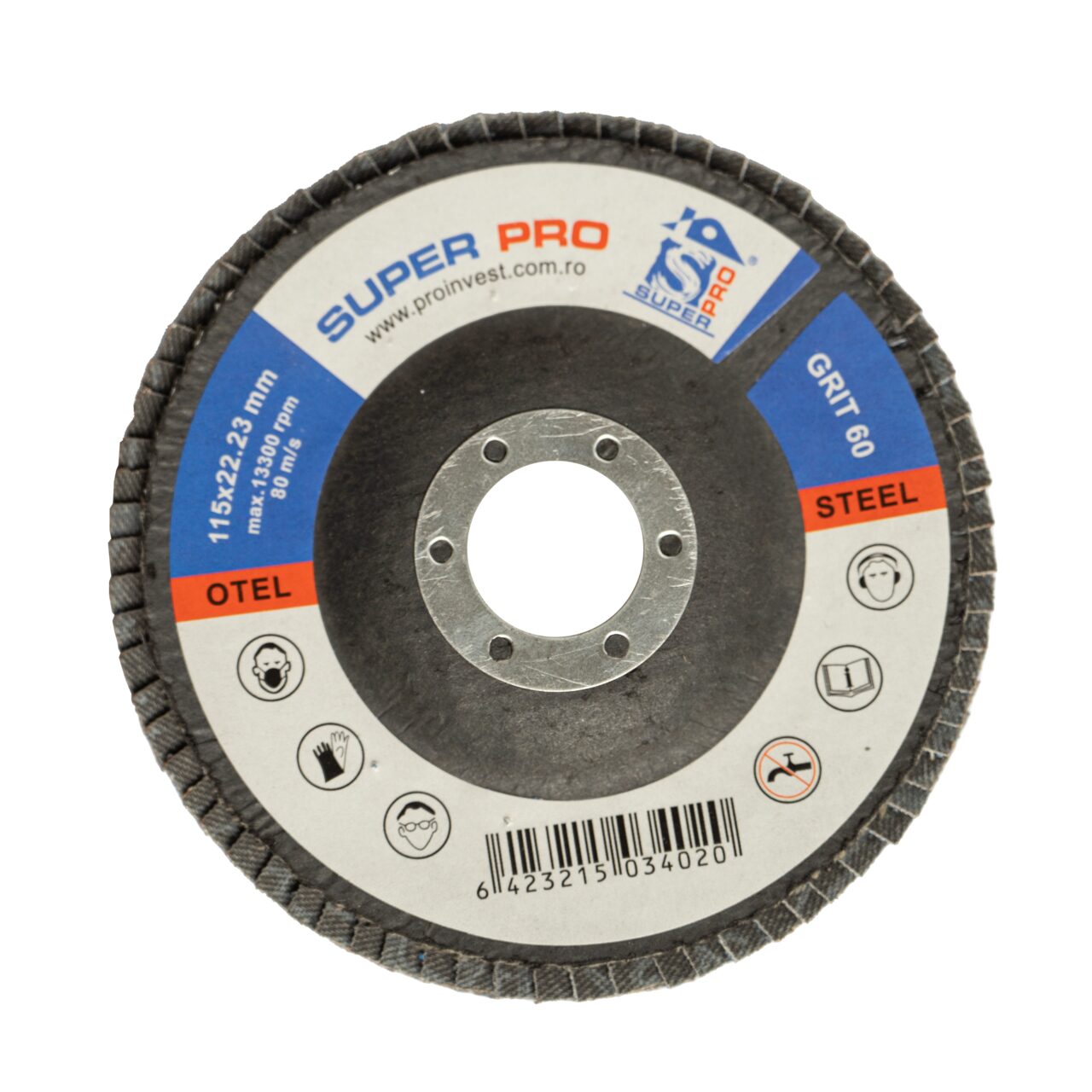 SUPER PRO DISC LAMELAR 125*22 GR 40 (10buc/cutie)