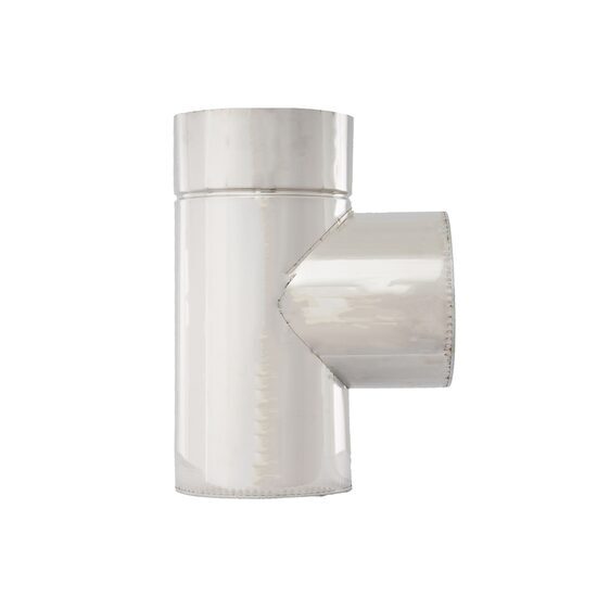 TEU INOX DP 90* D220/280 VULCANO 0.5MM