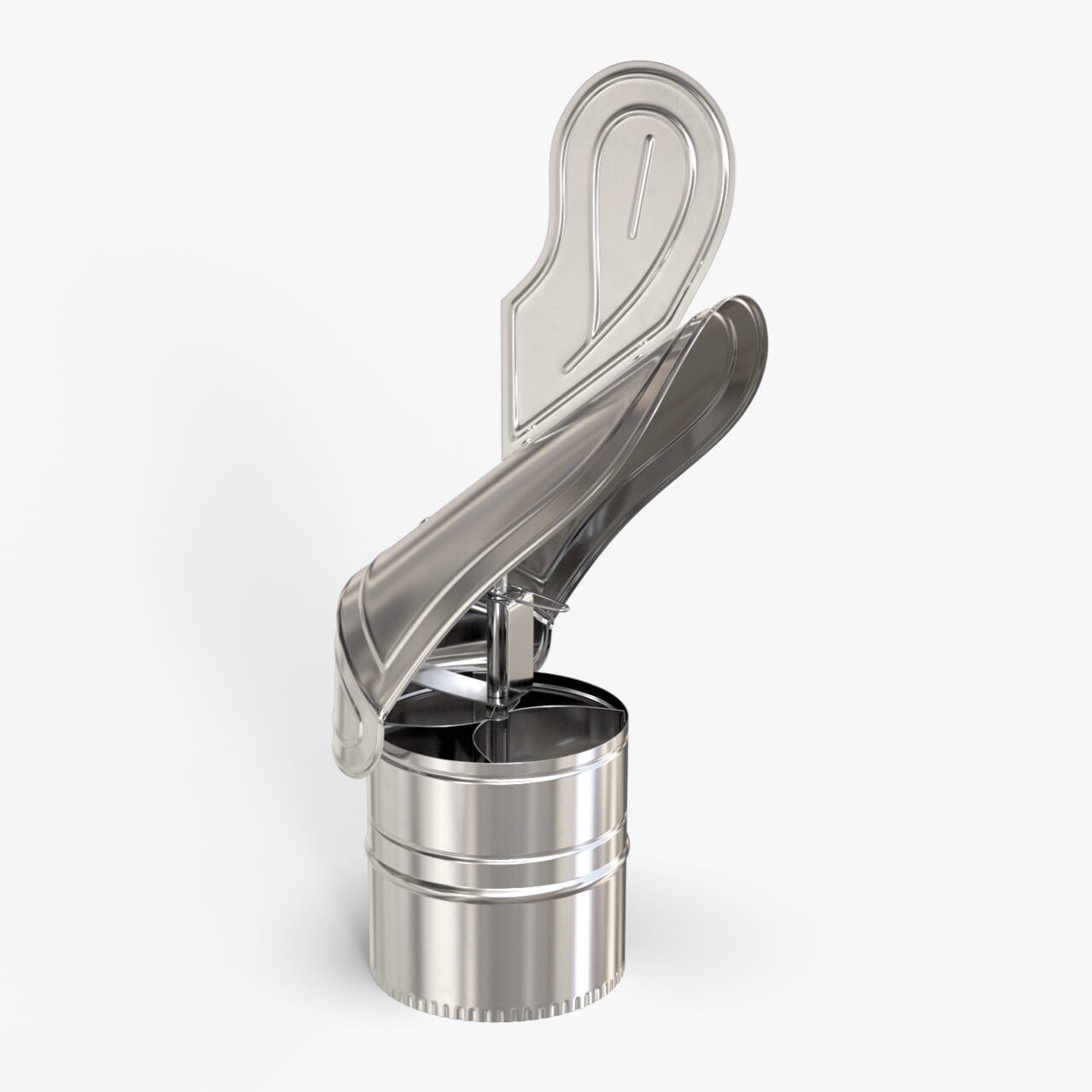 PALARIE ANTIVANT INOX D160 VULCANO 0.5MM