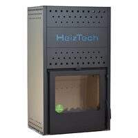 TERMOSEMINEU PE LEMNE PUTERE 18.4 kW, HEIZTECH negru